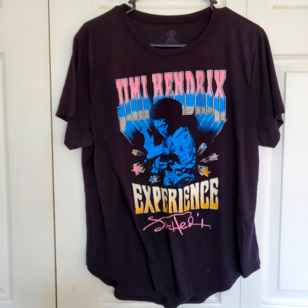 Jimi Hendrix woman's tshirt size XXXL (21) Black